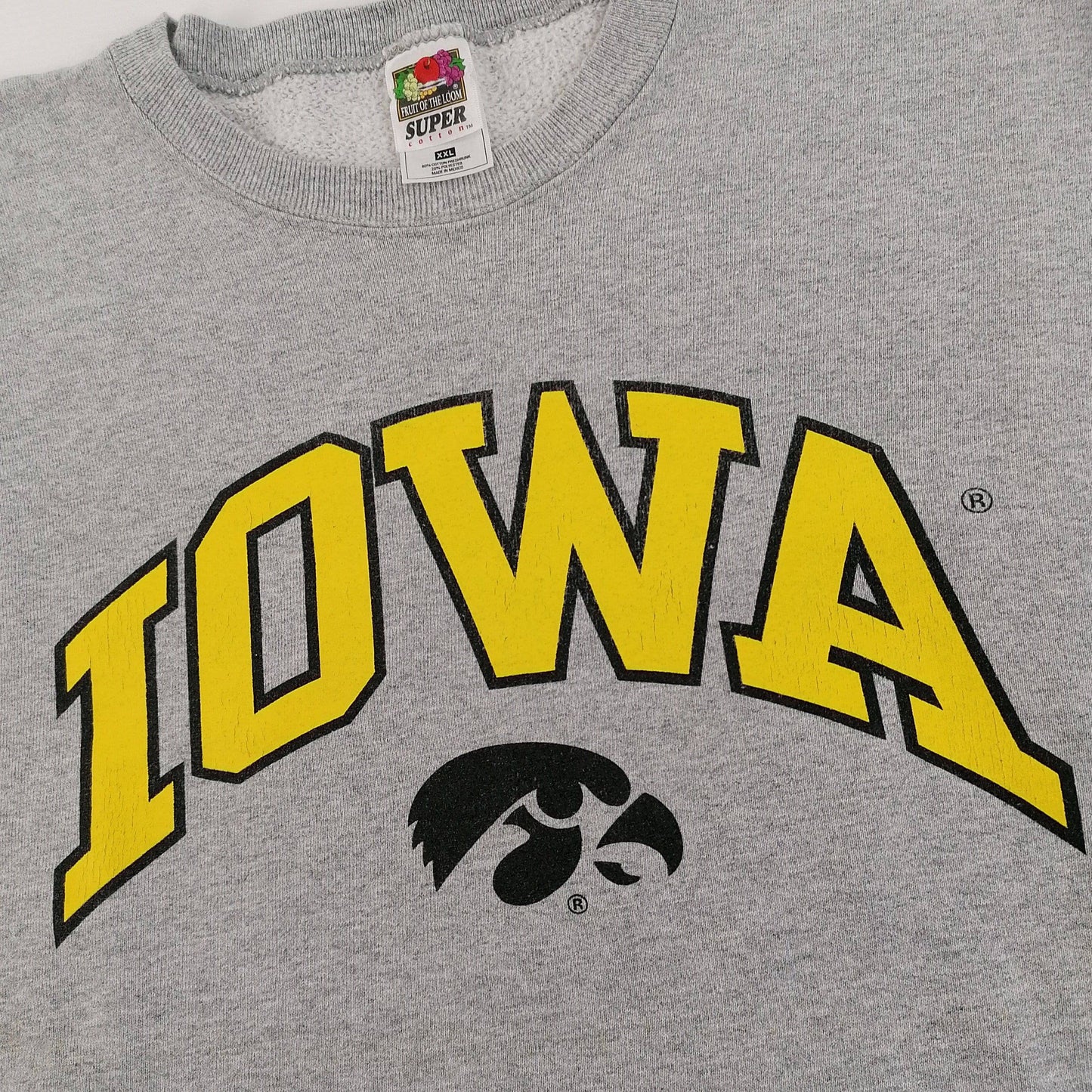 Vintage Heavy Fruit of the Loom Iowa Sweater - Alleycat Stardust