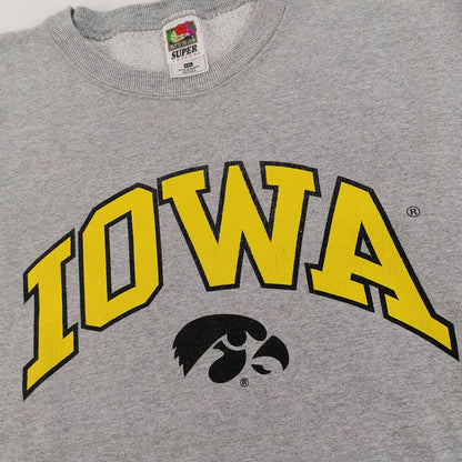 Vintage Heavy Fruit of the Loom Iowa Sweater - Alleycat Stardust