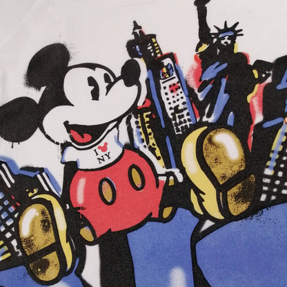 Vintage Mickey Mouse NY Graphic T-Shirt - Alleycat Stardust