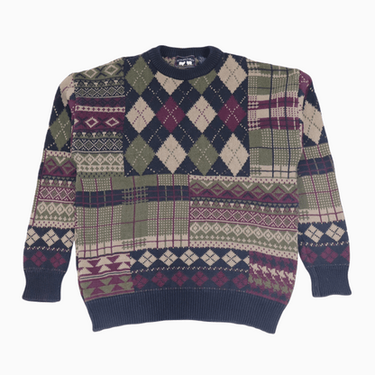 Vintage Woods & Gray Knitted Jumper - Alleycat Stardust