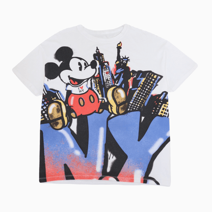 Vintage Mickey Mouse NY Graphic T-Shirt - Alleycat Stardust