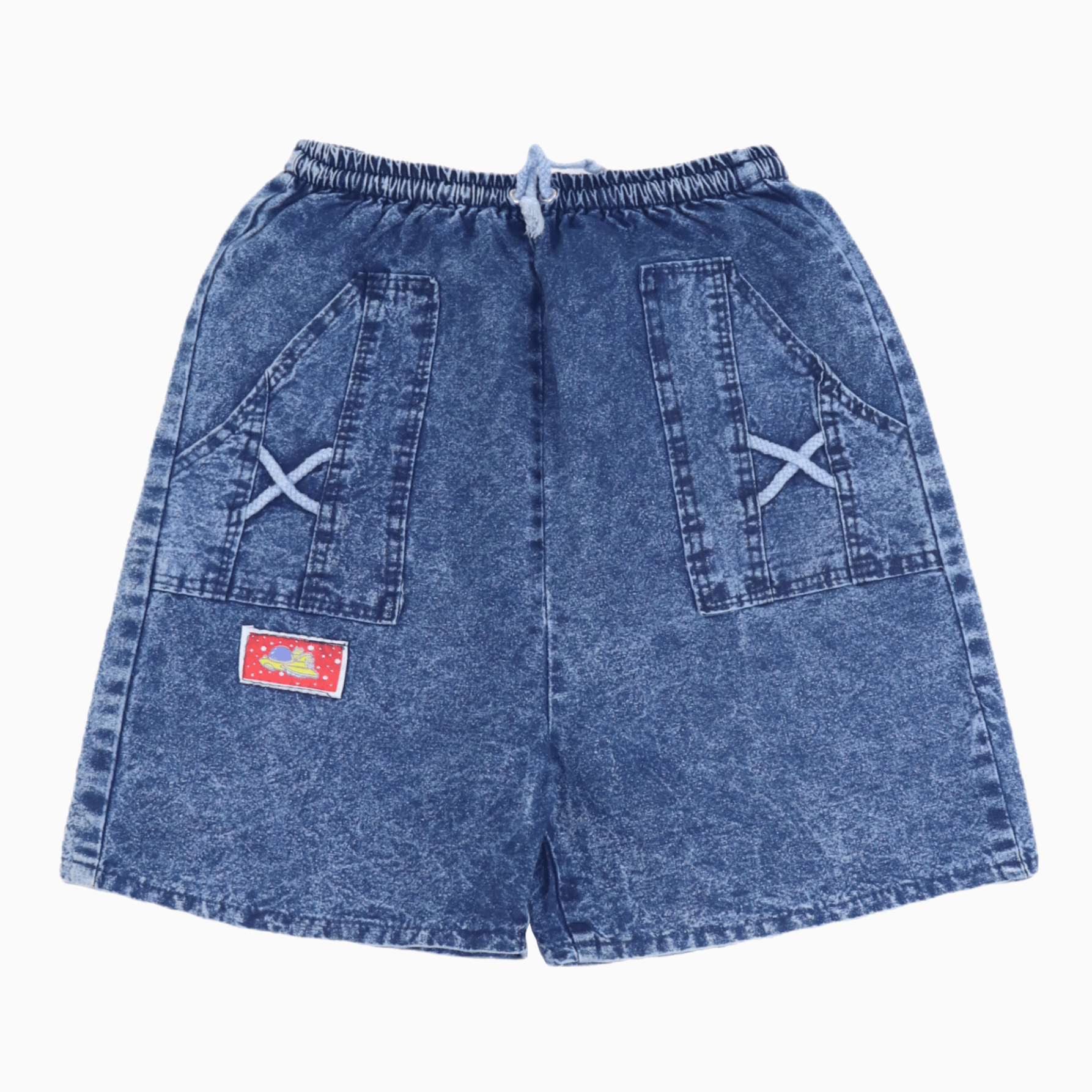 Vintage High Rise Denim Shorts - Alleycat Stardust