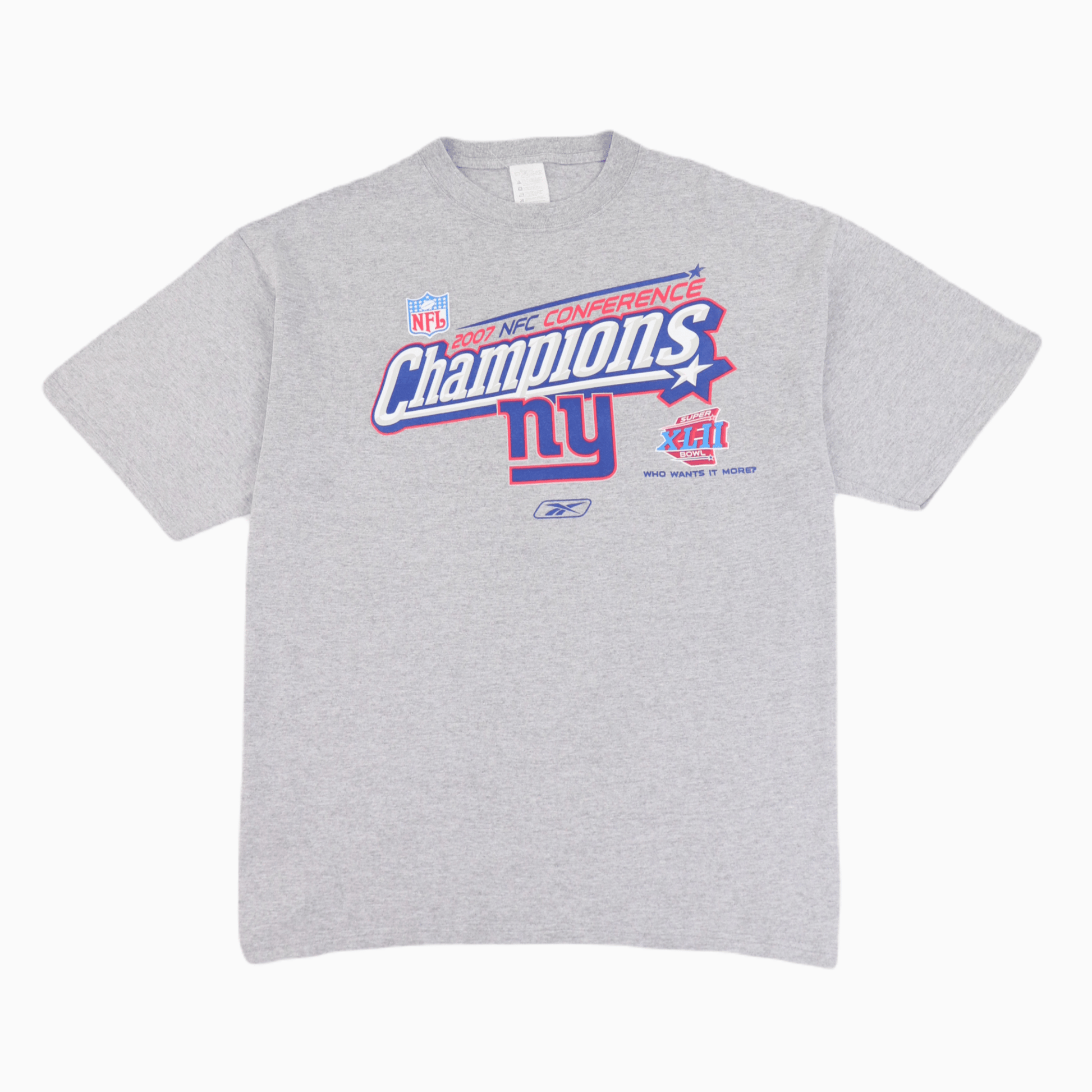 Vintage Reebok NFL Champions NY T-Shirt - Alleycat Stardust