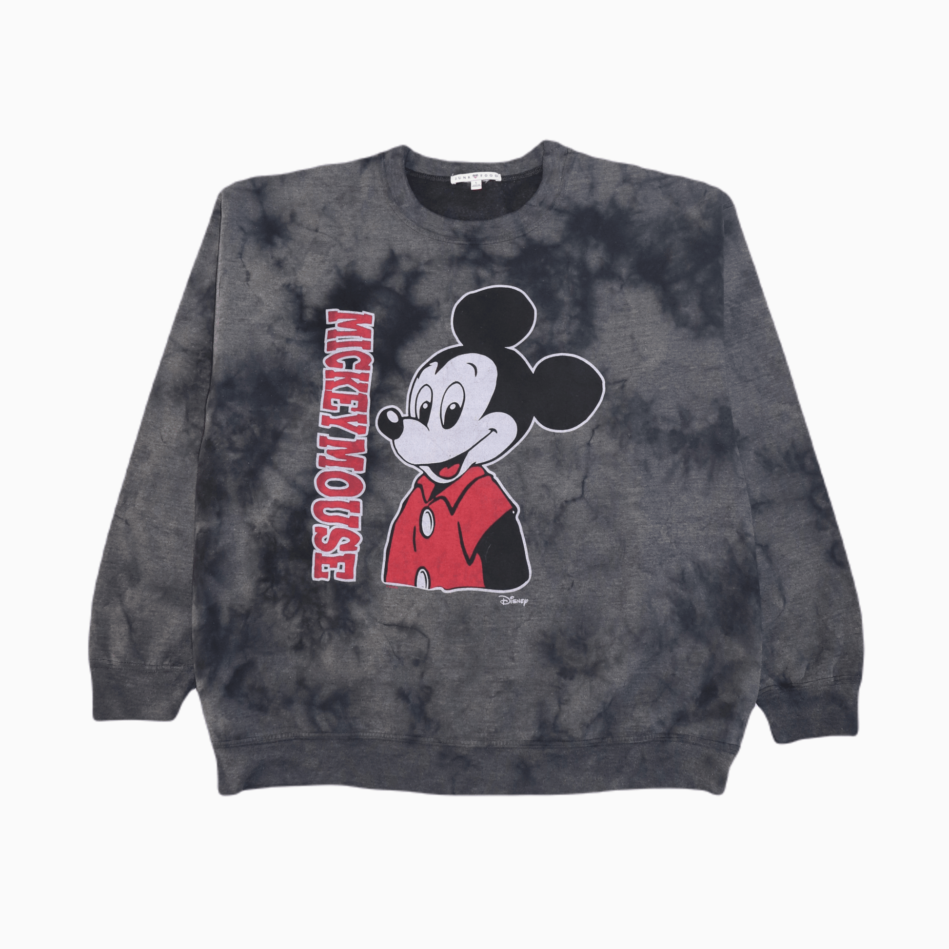 Vintage Junk Food Mickey Mouse Graphic Sweater - Alleycat Stardust