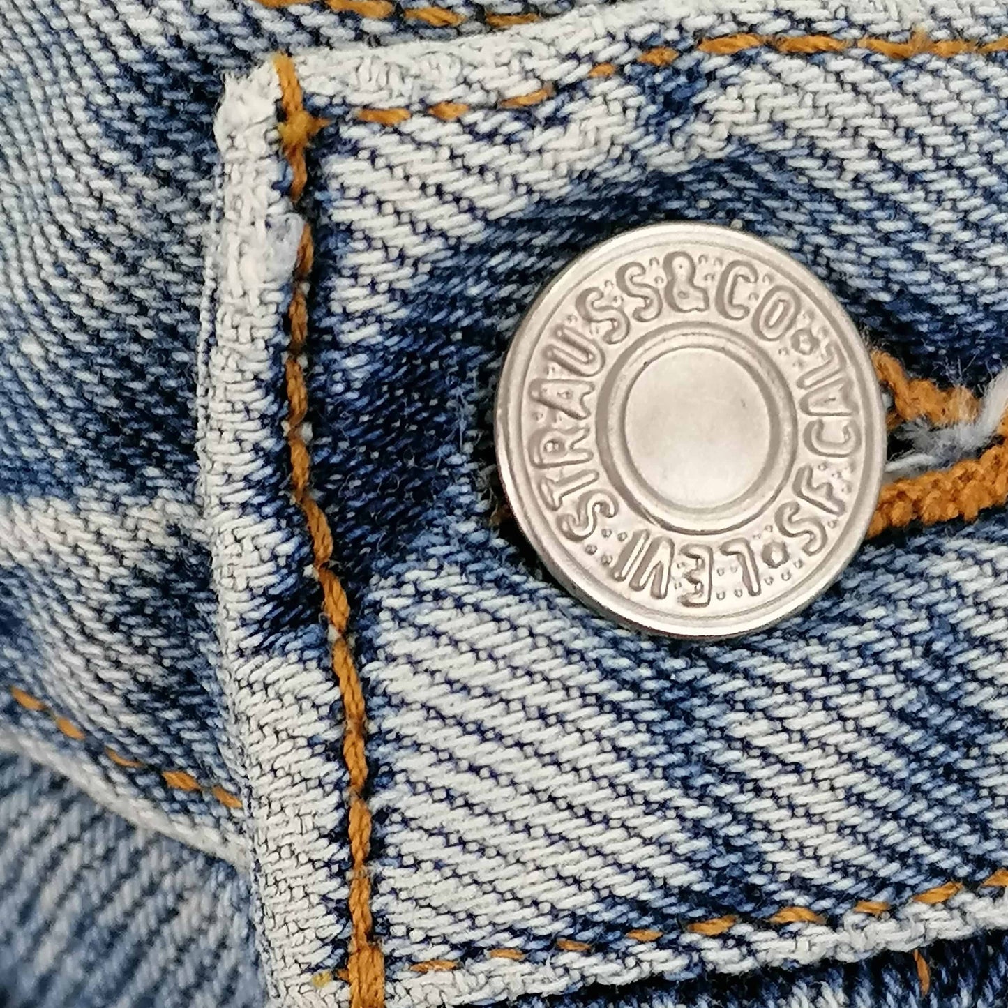 Vintage Levi´s High Rise Denim Shorts - Alleycat Stardust