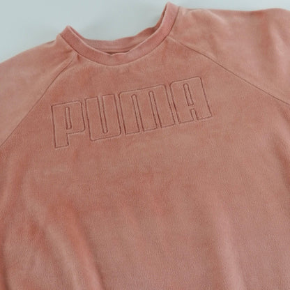 Puma Big Logo Velour Sweater - Alleycat Stardust