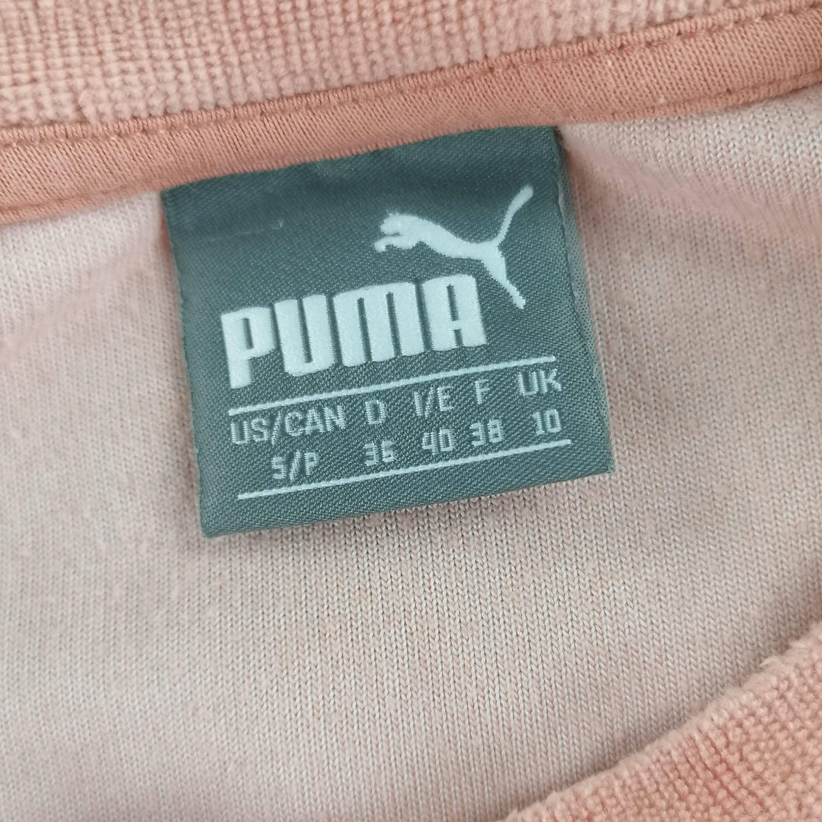 Puma Big Logo Velour Sweater - Alleycat Stardust