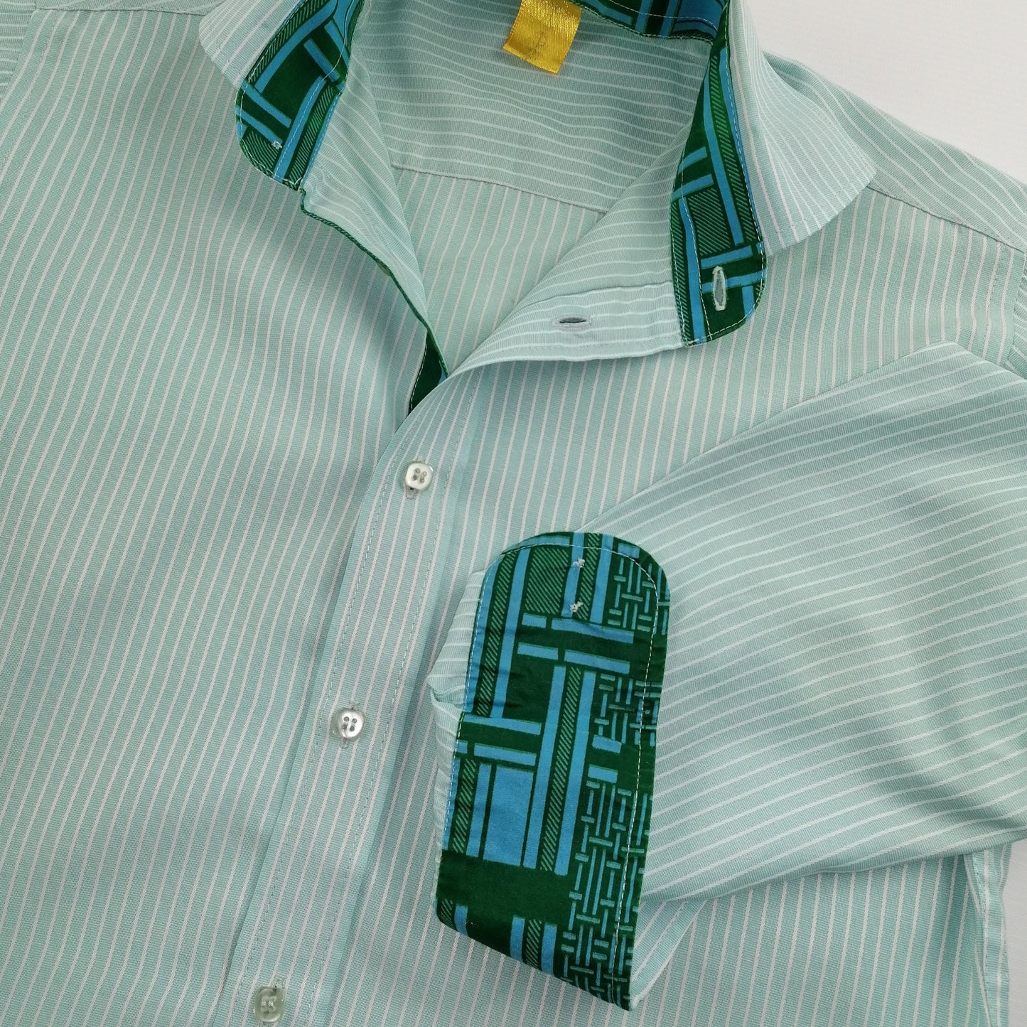 Vintage 90s Striped Long Sleeve Shirt S