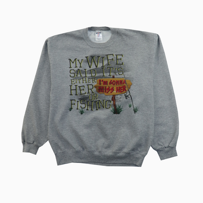Vintage 90s Jerzees Sweater M