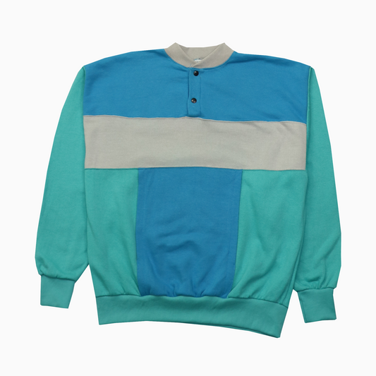 Vintage 80s YL Three Toned Sweater L
