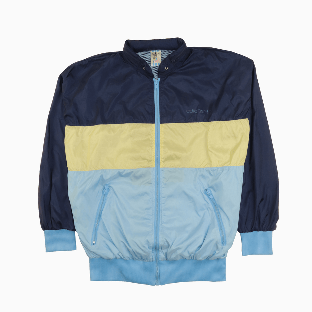 Vintage 80s Windbreaker Jacket Medium - Alleycat Stardust