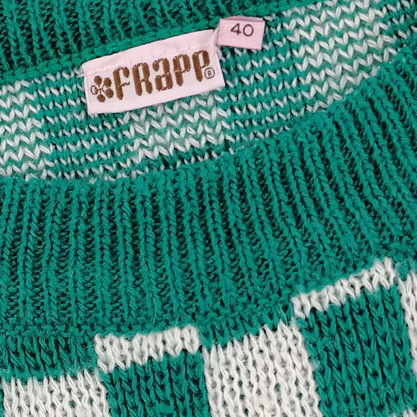 Vintage Frapp Pattern Knitted Jumper - Alleycat Stardust
