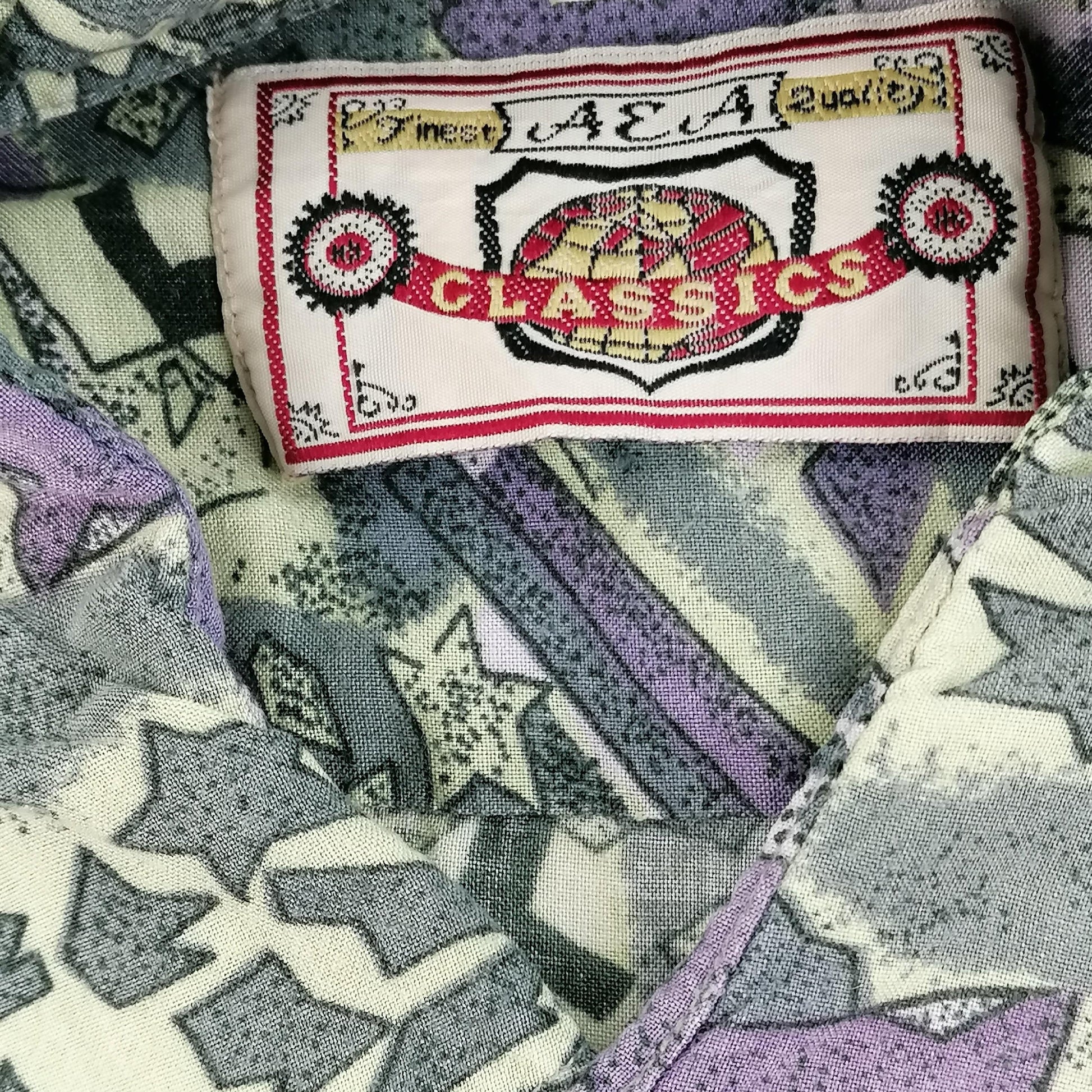 Vintage Classics Pattern Short Sleeve Shirt - Alleycat Stardust