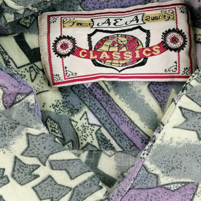 Vintage Classics Pattern Short Sleeve Shirt - Alleycat Stardust