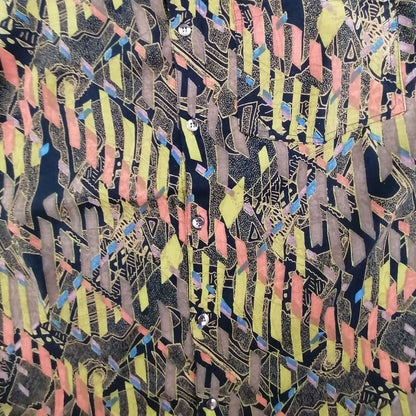 Vintage Pattern Short Sleeve Shirt - Alleycat Stardust