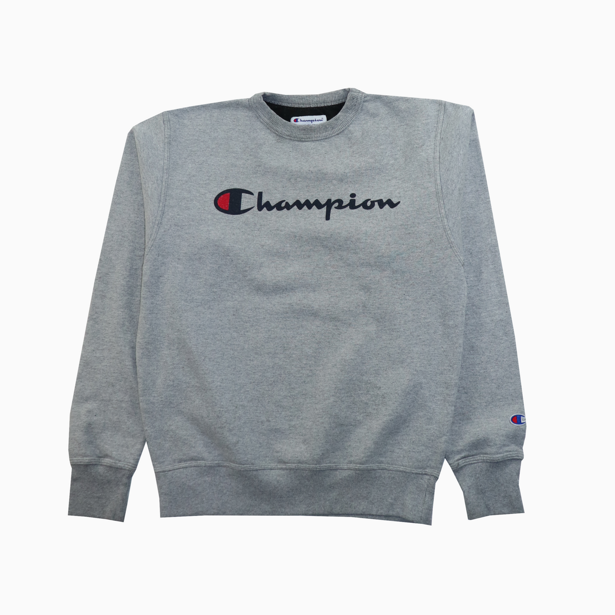 Vintage 90s Champion Spell Out Print Sweater S