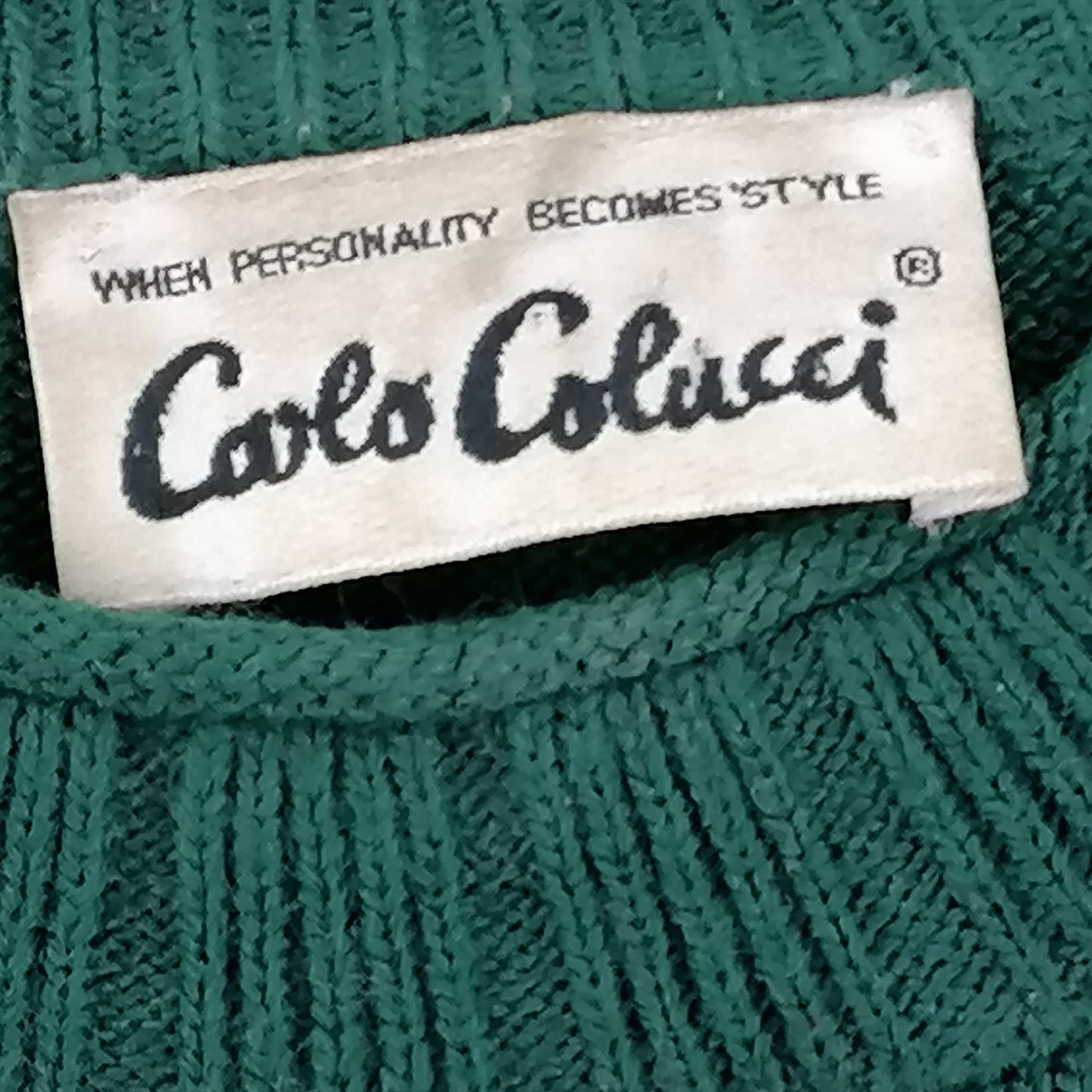 Vintage Carlo Colucci Knitted Jumper - Alleycat Stardust