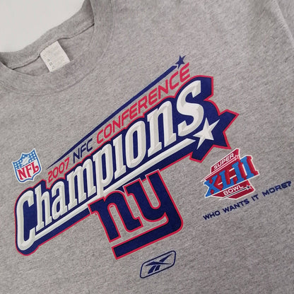 Vintage Reebok NFL Champions NY T-Shirt - Alleycat Stardust