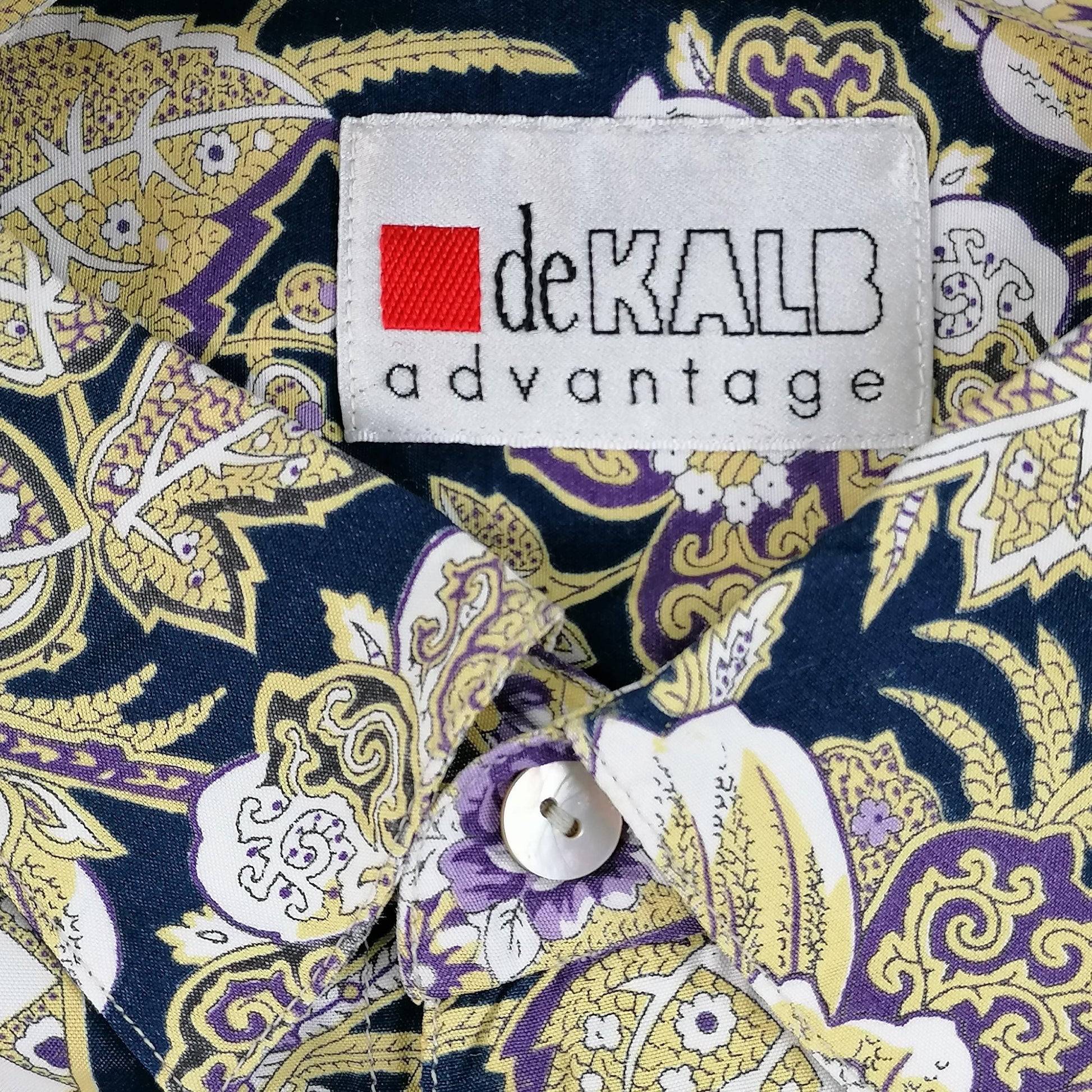 Vintage DeKalb Advantage Pattern Shirt - Alleycat Stardust