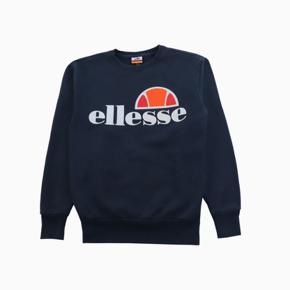 Vintage 90s Ellesse Big Logo Sweater XS – Detailansicht