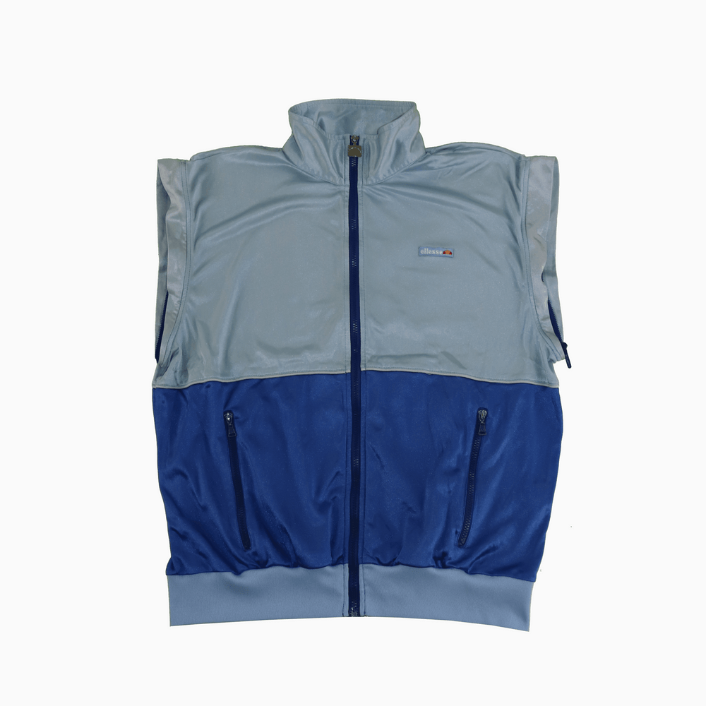 Vintage 90s Ellesse Sleeveless Track Jacket - Alleycat Stardust