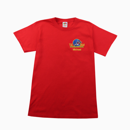 Vintage Fruit Of The Loom Abenteuer-Wald Enderndorf T-Shirt XS – Vorderansicht