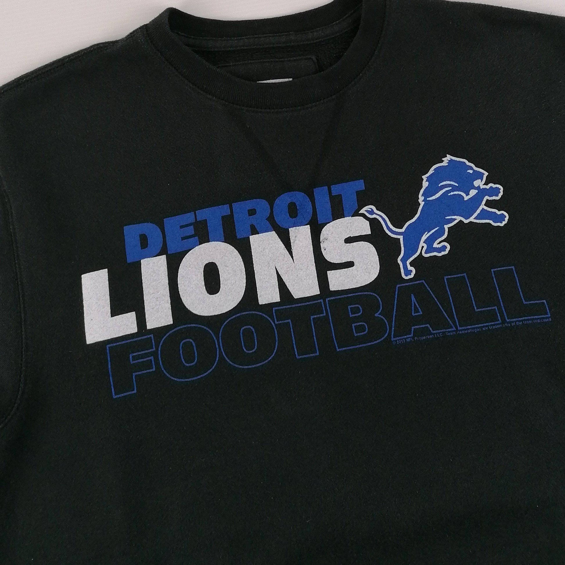Vintage Junk Food Detroit Lions Football Sweater - Alleycat Stardust