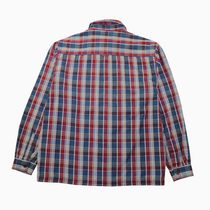 Vintage 90s Mustang Check Shirt L – Rückansicht