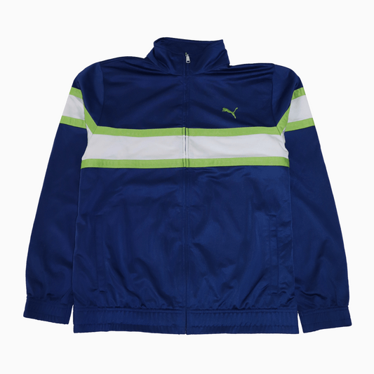 Vintage Puma Track Jacket, Grösse M, gesticktes Logo, Alleycat Stardust 