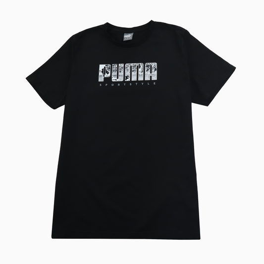 Puma Sportstyle Graphic Spell Out Print T-Shirt M