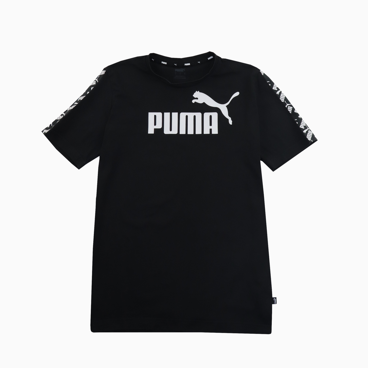 Puma Big Spell Out Tape T-Shirt S – Vorderansicht