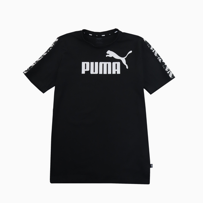 Puma Big Spell Out Tape T-Shirt S – Vorderansicht