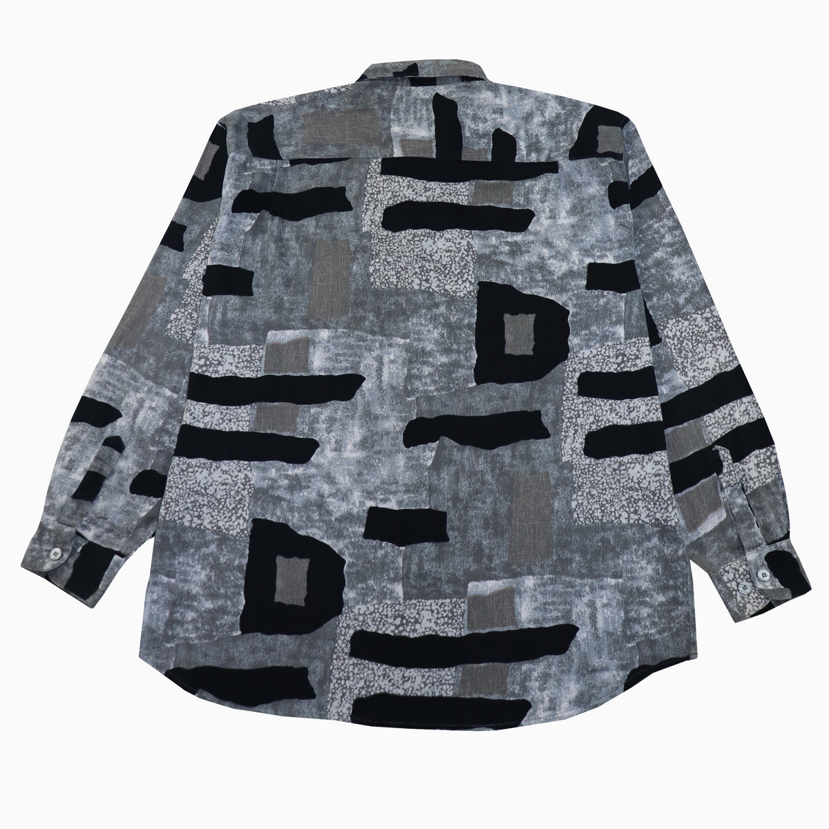 Vintage Pattern Hemd, grau , in Größe XXL