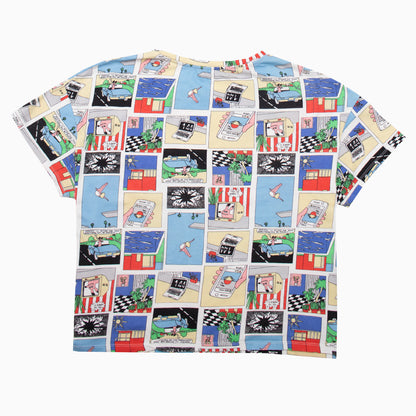 Vintage 00s Zara Trafaluc Graphic T-Shirt L