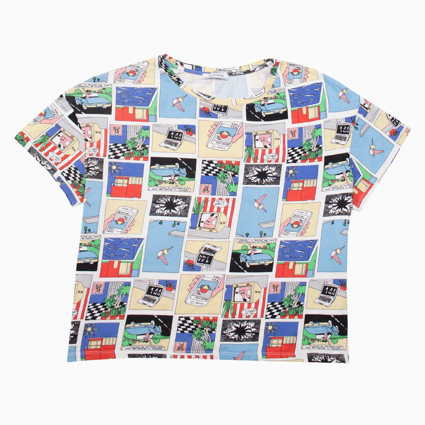 Vintage 00s Zara Trafaluc Graphic T-Shirt L