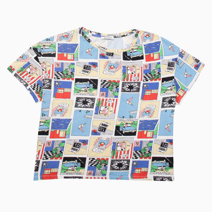 Vintage 00s Zara Trafaluc Graphic T-Shirt L